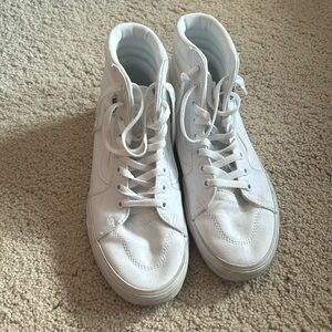White high top vans